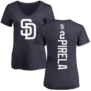 Jose Pirela Women's San Diego Padres Backer Slim Fit T-Shirt - Navy