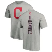 Jose Ramirez Cleveland Indians Backer T-Shirt - Ash