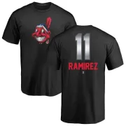 Jose Ramirez Cleveland Indians Midnight Mascot T-Shirt - Black