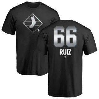 Jose Ruiz Chicago White Sox Midnight Mascot T-Shirt - Black