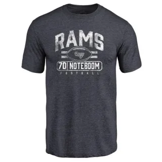 Joseph Noteboom Los Angeles Rams Flanker Tri-Blend T-Shirt - Navy