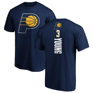 Joseph Young Indiana Pacers Navy Backer T-Shirt