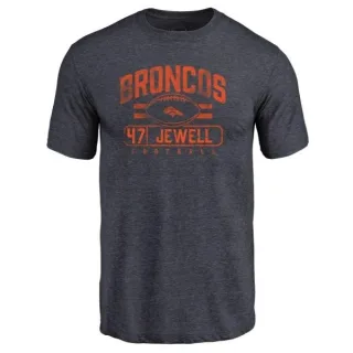 Josey Jewell Denver Broncos Flanker Tri-Blend T-Shirt - Navy