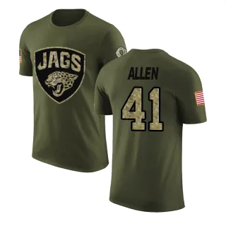 Josh Allen Jacksonville Jaguars Olive Salute to Service Legend T-Shirt