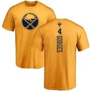 Josh Gorges Buffalo Sabres One Color Backer T-Shirt - Gold