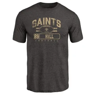 Josh Hill New Orleans Saints Flanker Tri-Blend T-Shirt - Black