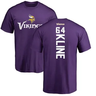 Josh Kline Minnesota Vikings Backer T-Shirt - Purple