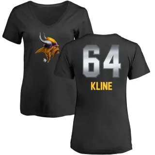 Josh Kline Women's Minnesota Vikings Midnight Mascot T-Shirt - Black