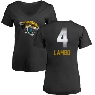 Josh Lambo Women's Jacksonville Jaguars Midnight Mascot T-Shirt - Black