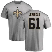 Josh LeRibeus New Orleans Saints Name & Number Logo T-Shirt - Ash