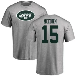 Josh McCown New York Jets Name & Number Logo T-Shirt - Ash