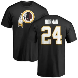 Josh Norman Washington Redskins Name & Number Logo T-Shirt - Black