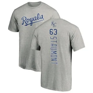 Josh Staumont Kansas City Royals Backer T-Shirt - Ash