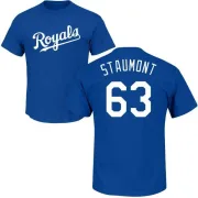 Josh Staumont Kansas City Royals Name & Number T-Shirt - Royal