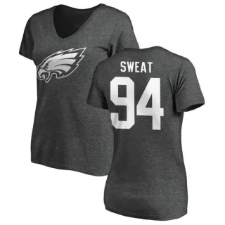 Josh Sweat Women's Philadelphia Eagles One Color T-Shirt - Ash