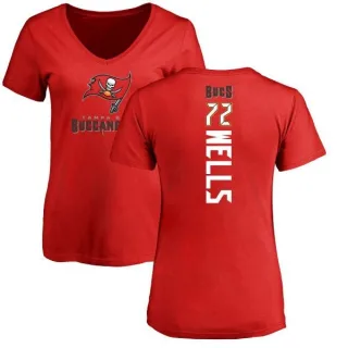 Josh Wells Women's Tampa Bay Buccaneers Backer Slim Fit T-Shirt - Red