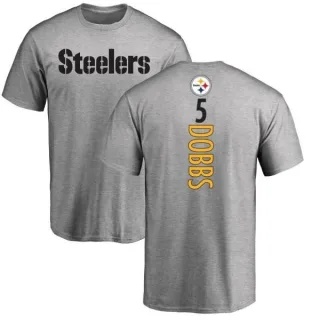 Joshua Dobbs Pittsburgh Steelers Backer T-Shirt - Ash