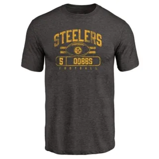 Joshua Dobbs Pittsburgh Steelers Flanker Tri-Blend T-Shirt - Black