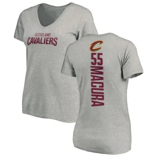 J.P. Macura Women's Cleveland Cavaliers Ash Backer T-Shirt