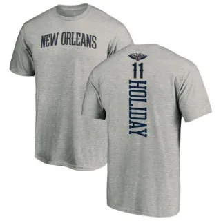 Jrue Holiday New Orleans Pelicans Ash Backer T-Shirt