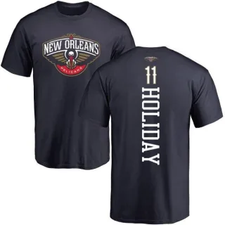 Jrue Holiday New Orleans Pelicans Navy Backer T-Shirt