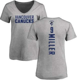 J.T. Miller Women's Vancouver Canucks Backer T-Shirt - Ash