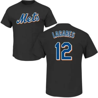 Juan Lagares New York Mets Name & Number T-Shirt - Black