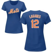 Juan Lagares Women's New York Mets Name & Number T-Shirt - Royal