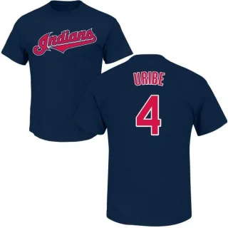 Juan Uribe Cleveland Indians Name & Number T-Shirt - Navy