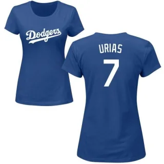 Julio Urias Women's Los Angeles Dodgers Name & Number T-Shirt - Royal