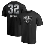 Julius Erving Brooklyn Nets Black Midnight Mascot T-Shirt