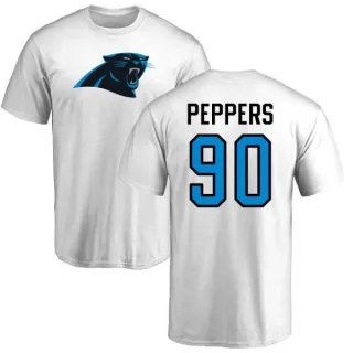 Julius Peppers Carolina Panthers Name & Number Logo T-Shirt - White