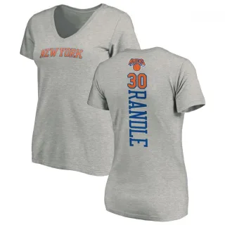 Julius Randle Women's New York Knicks Ash Backer T-Shirt