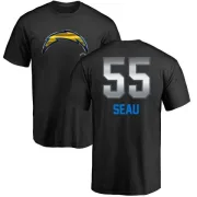 Junior Seau Los Angeles Chargers Midnight Mascot T-Shirt - Black