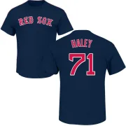 Justin Haley Boston Red Sox Name & Number T-Shirt - Navy