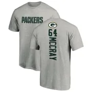 Justin McCray Green Bay Packers Backer T-Shirt - Ash