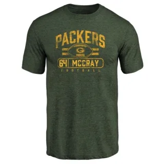 Justin McCray Green Bay Packers Flanker Tri-Blend T-Shirt - Green