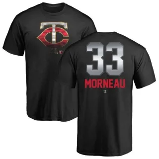 Justin Morneau Minnesota Twins Midnight Mascot T-Shirt - Black