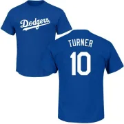 Justin Turner Los Angeles Dodgers Name & Number T-Shirt - Royal