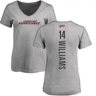 Justin Williams Women's Carolina Hurricanes Backer T-Shirt - Ash