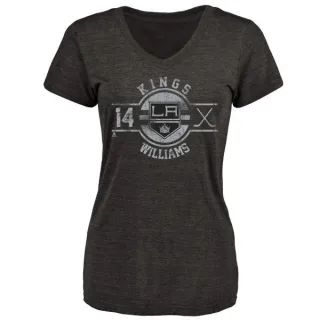 Justin Williams Women's Los Angeles Kings Insignia Tri-Blend T-Shirt - Black