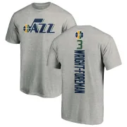 Justin Wright-Foreman Utah Jazz Ash Backer T-Shirt