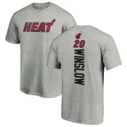 Justise Winslow Miami Heat Ash Backer T-Shirt