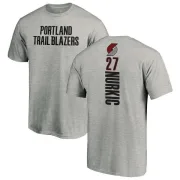 Jusuf Nurkic Portland Trail Blazers Ash Backer T-Shirt