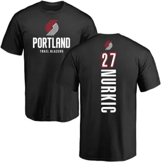 Jusuf Nurkic Portland Trail Blazers Black Backer T-Shirt