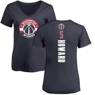 Juwan Howard Women's Washington Wizards Navy Backer T-Shirt