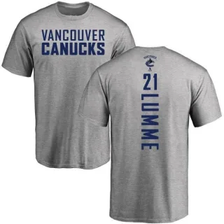 Jyrki Lumme Vancouver Canucks Backer T-Shirt - Ash