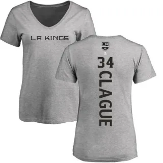 Kale Clague Women's Los Angeles Kings Backer T-Shirt - Ash