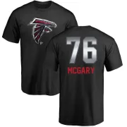 Kaleb McGary Atlanta Falcons Midnight Mascot T-Shirt - Black