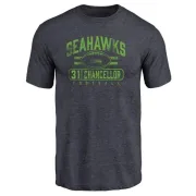 Kam Chancellor Seattle Seahawks Flanker Tri-Blend T-Shirt - Navy